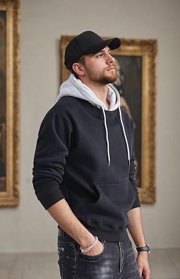 Plain Pullover Hoody Hooded Top Hoodie for Mens and c Sweatshirts