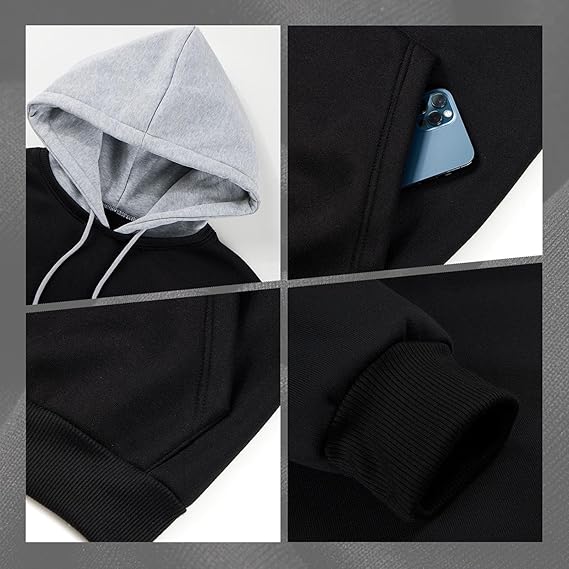 Plain Pullover Hoody Hooded Top Hoodie for Mens and c Sweatshirts