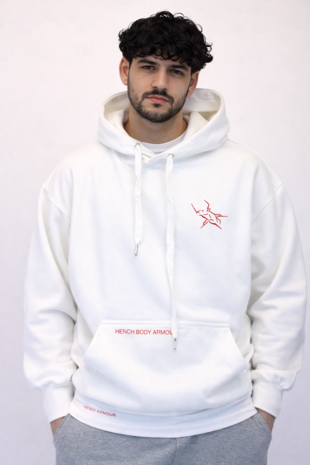 Hench Hoodie White