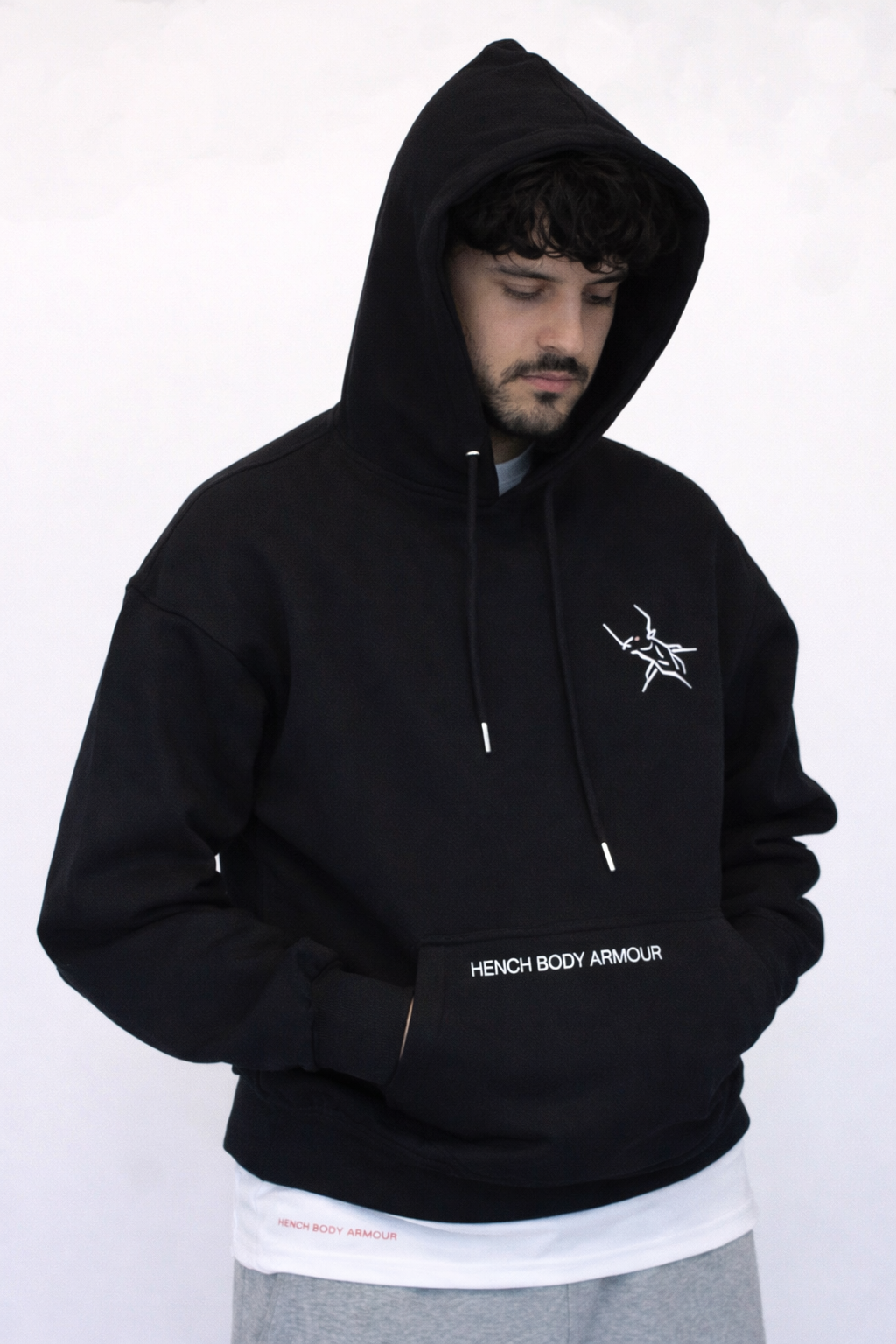 Hench Hoodie Black