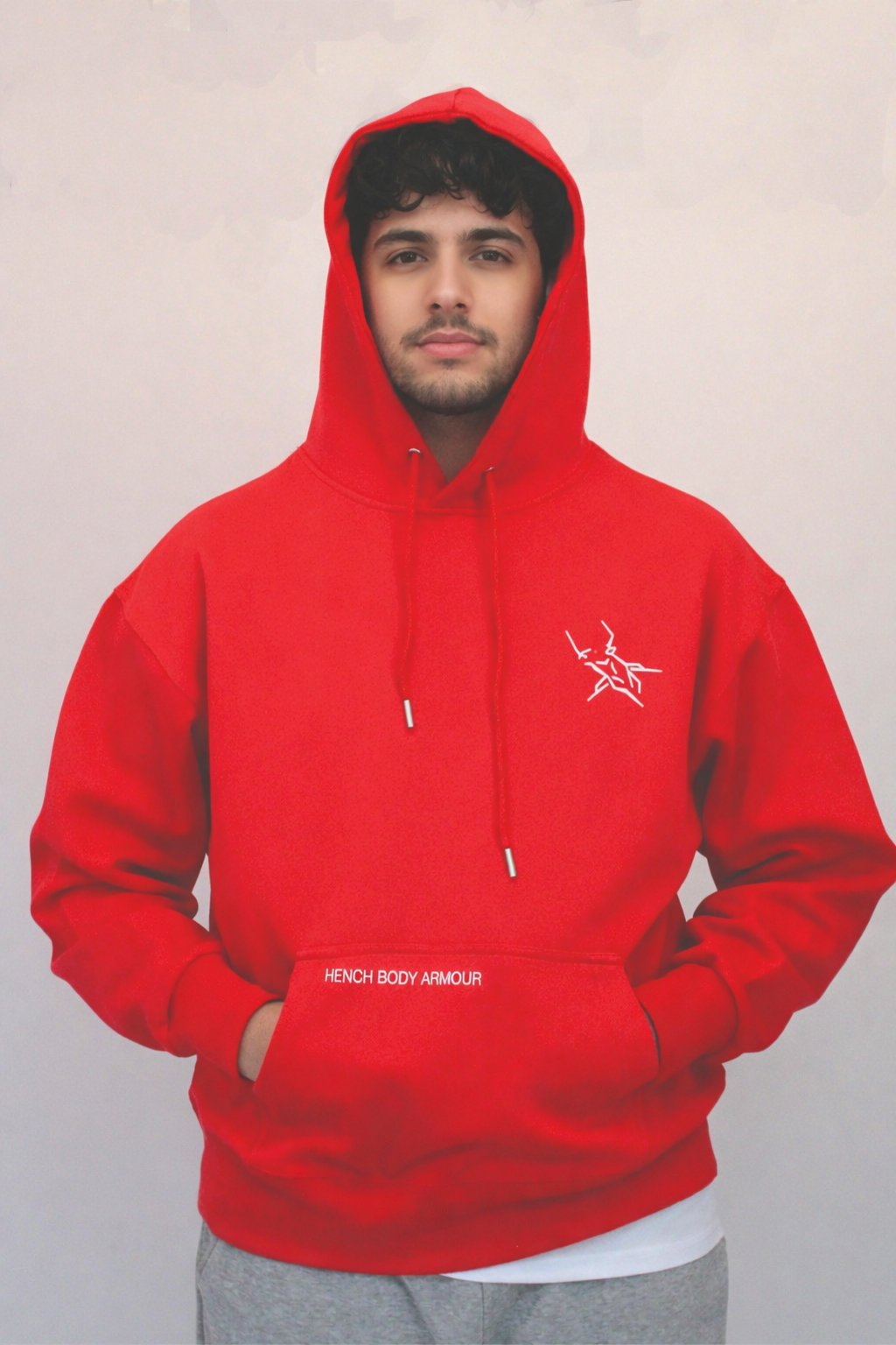 Hench Hoodie Red